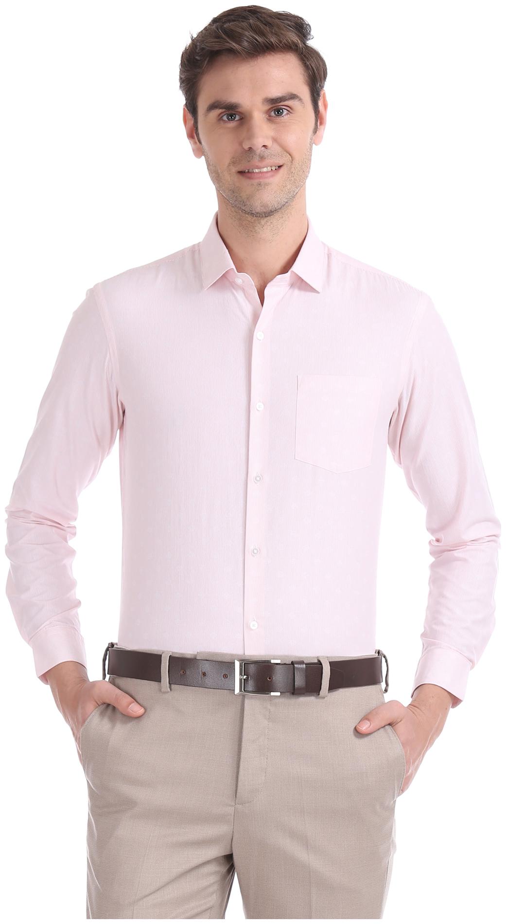 

Arrow Men Super slim fit Formal Shirt - Red