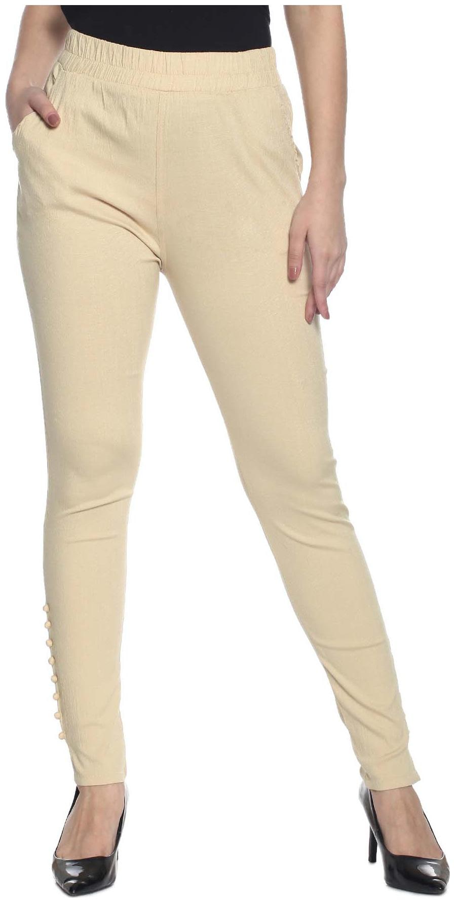 

Soch Women Beige Regular fit Regular pants