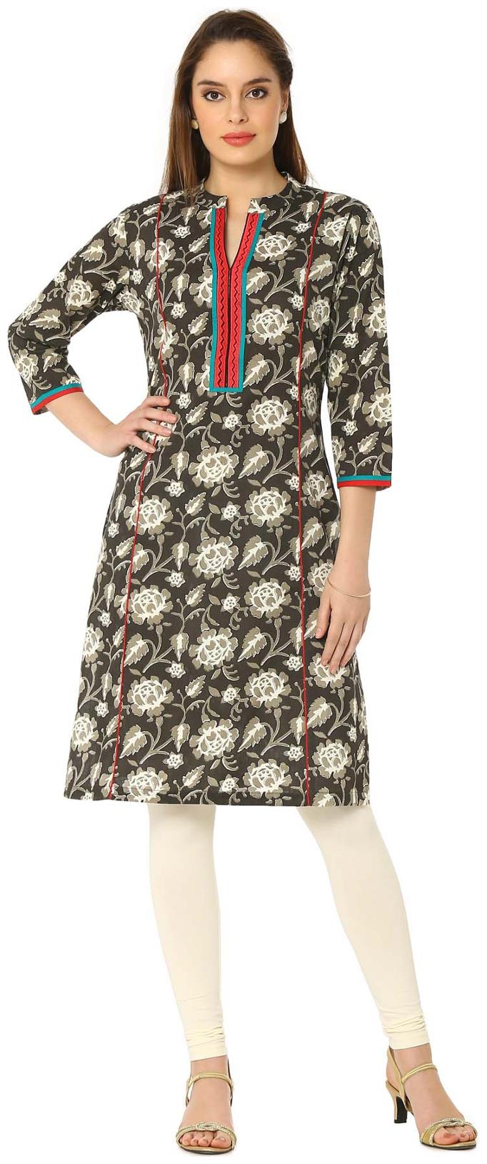 

Soch Women Multi Printed Straight Kurti