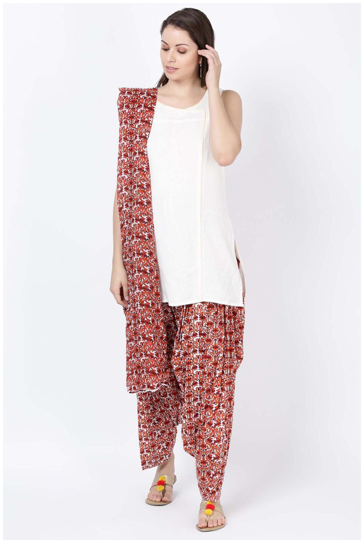 

Soch Cotton Patiala - Multi