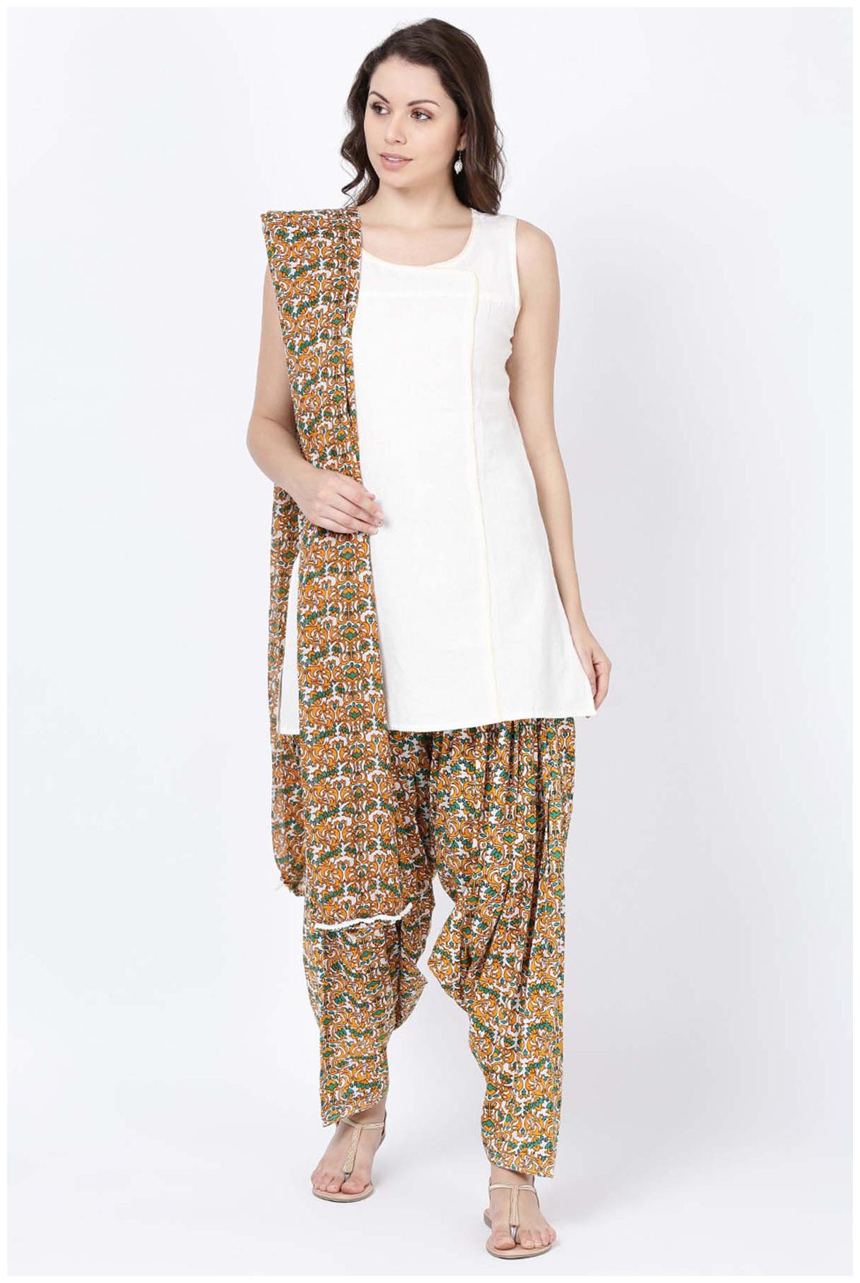 

Soch Cotton Patiala - Multi