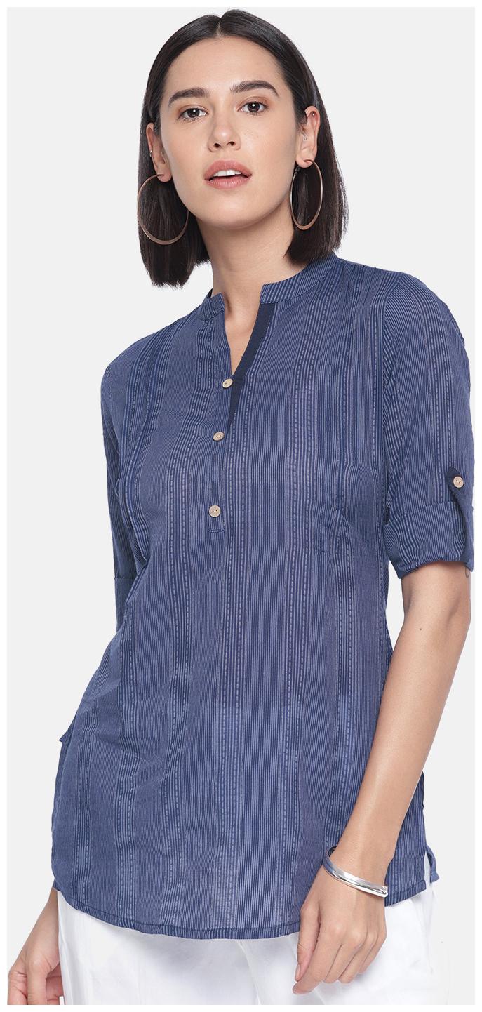 

Soch Women Solid Regular tunic - Blue