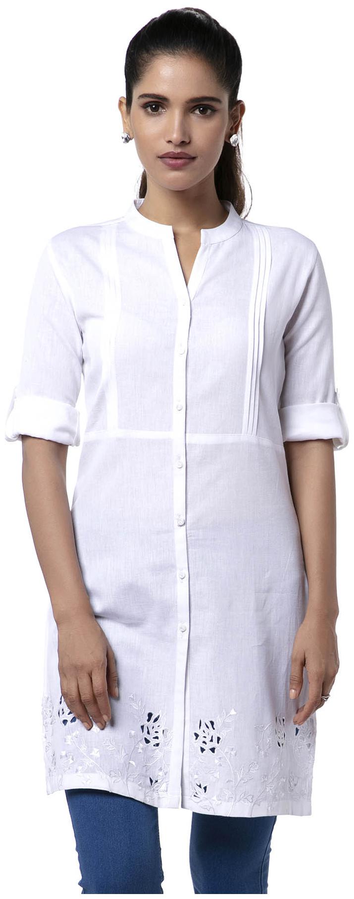 

Soch Women Solid Regular tunic - White