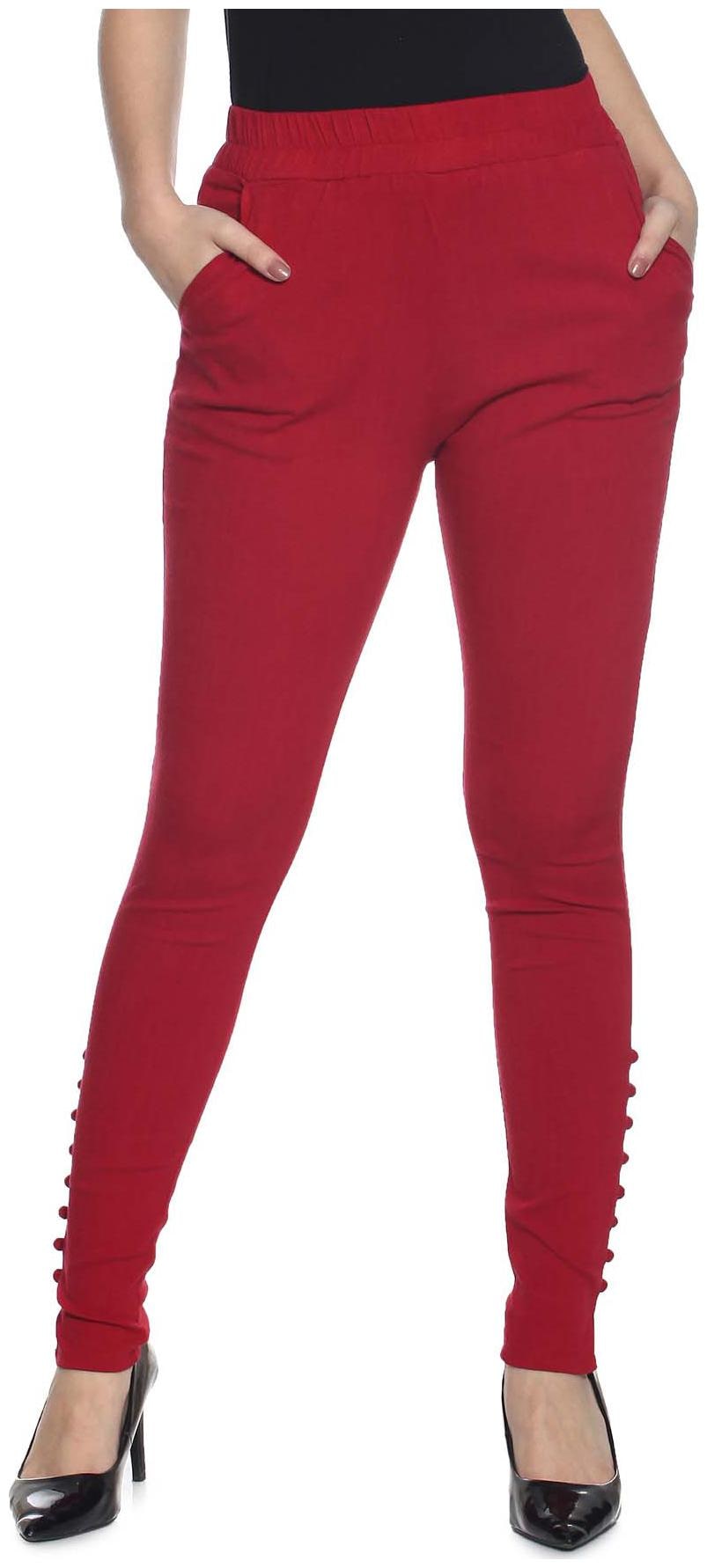 

Soch Women Maroon Regular fit Regular pants