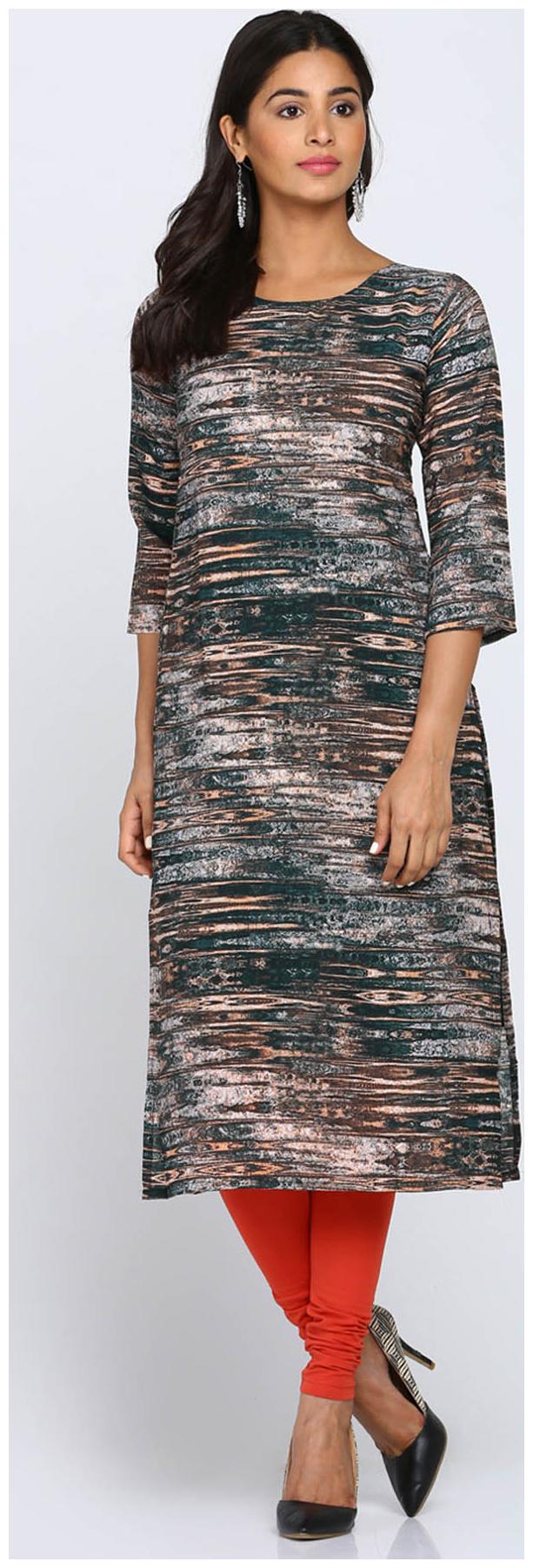 

Soch Women Multi Printed Straight Kurti