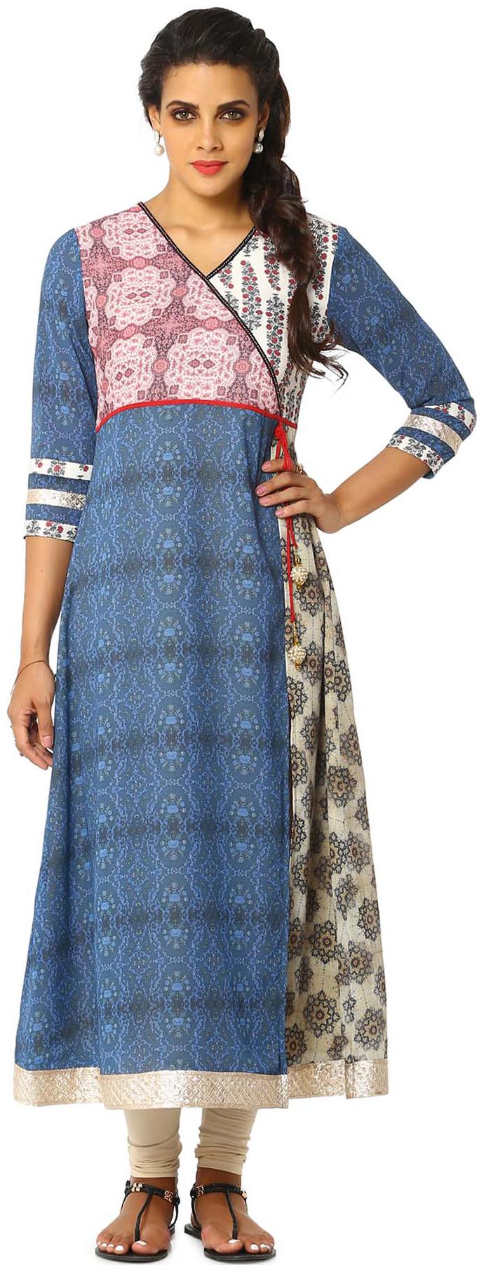 

Soch Off White Printed Kurti