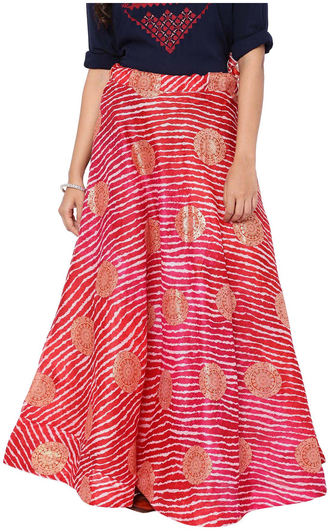 

Soch Printed Flared skirt Maxi Skirt - Red