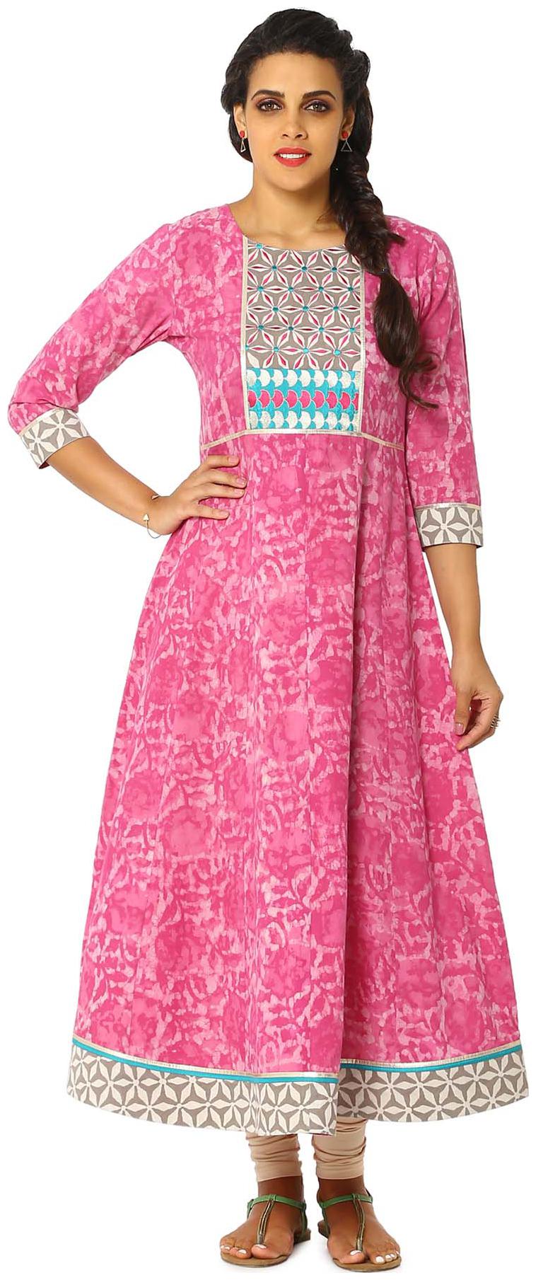 

Soch Pink Embroidery Kurti