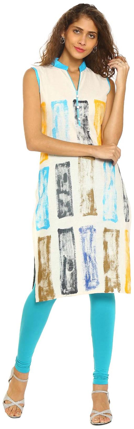

Soch Women Multi Printed Straight Kurti