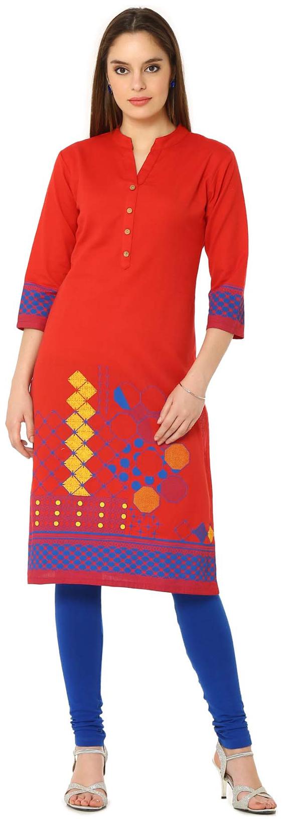 

Soch Women Multi Printed Straight Kurti