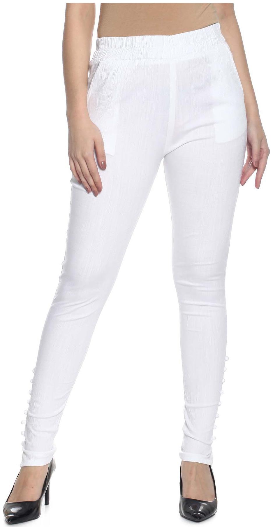 

Soch Women White Regular fit Regular pants