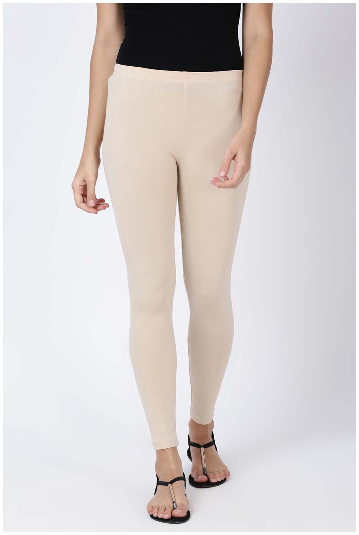 

Soch Women Cotton Leggings Beige