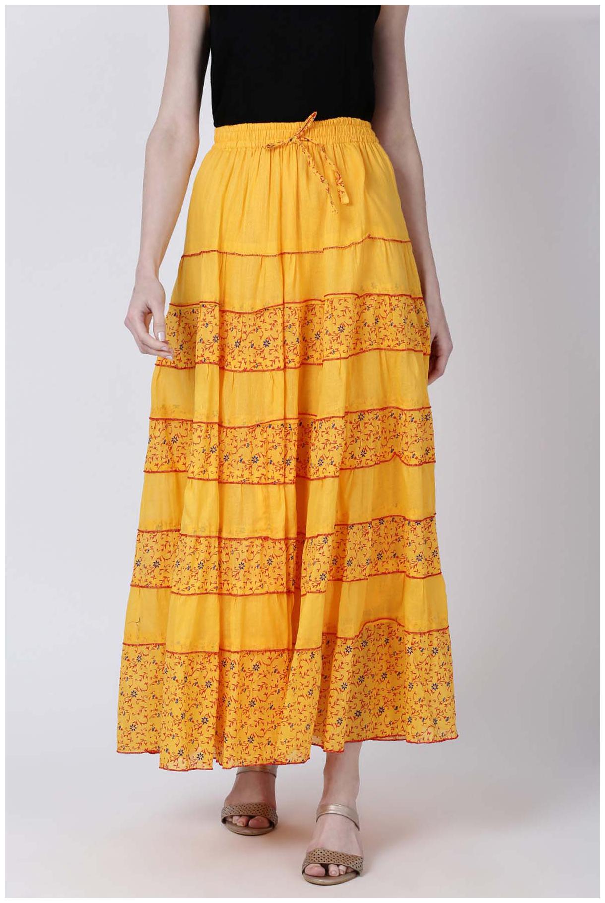 

Soch Floral Straight skirt Maxi Skirt - Yellow