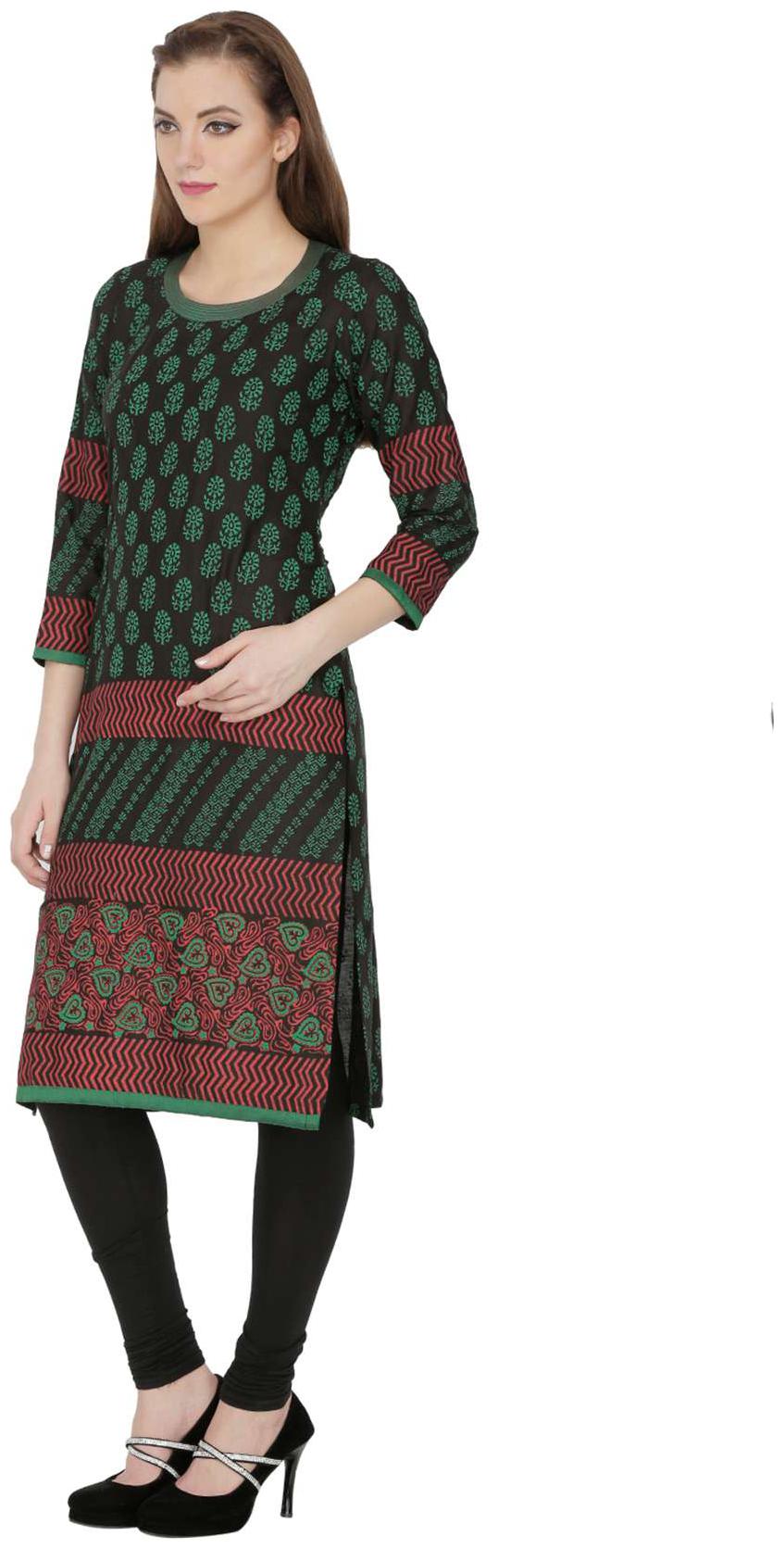 

Sohniye Black Viscose Kurti