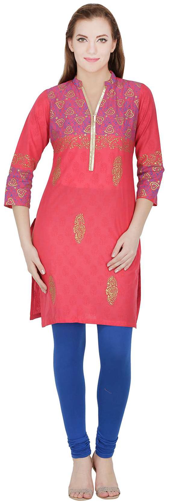 

Sohniye Red Cotton Kurti
