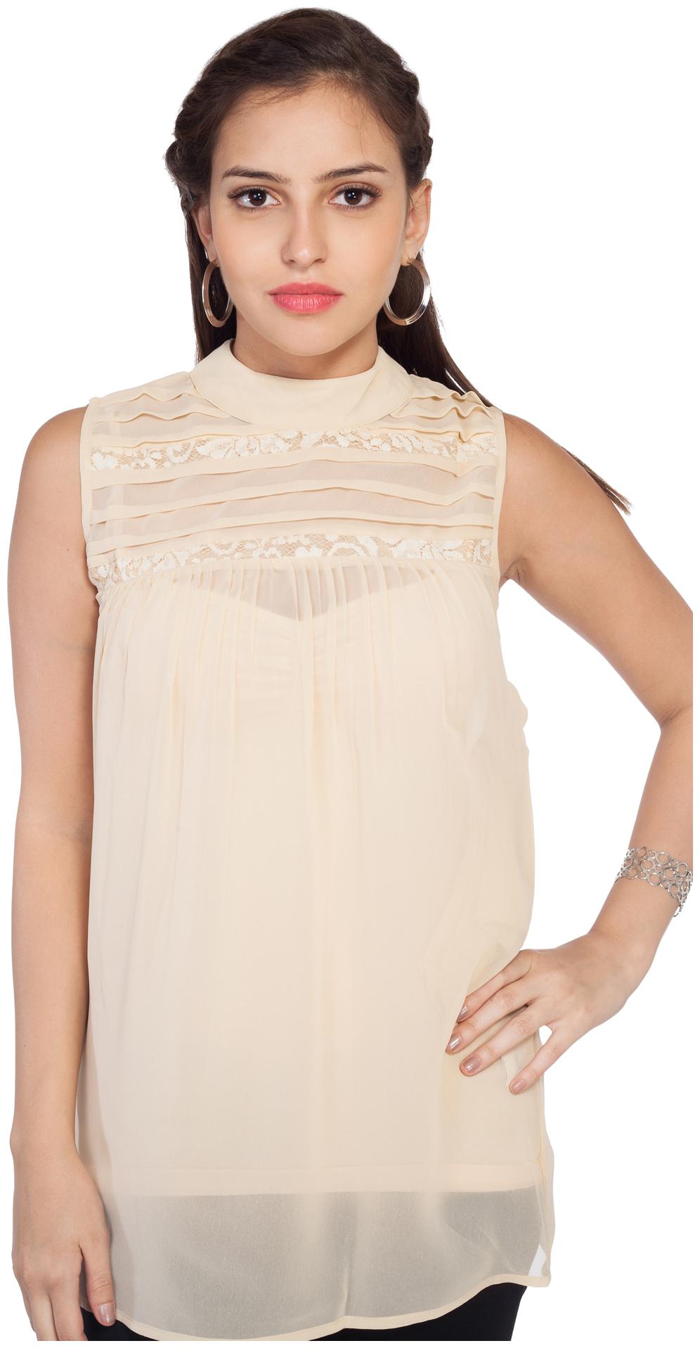 

Soie Beige Nylon Tunic