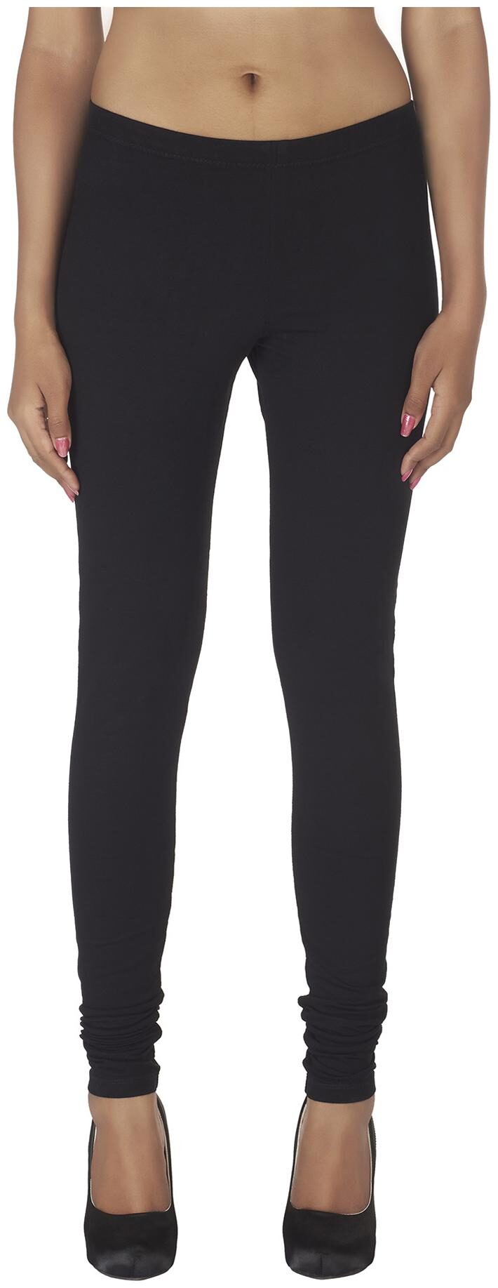 

Soie Cotton Churidar - Black