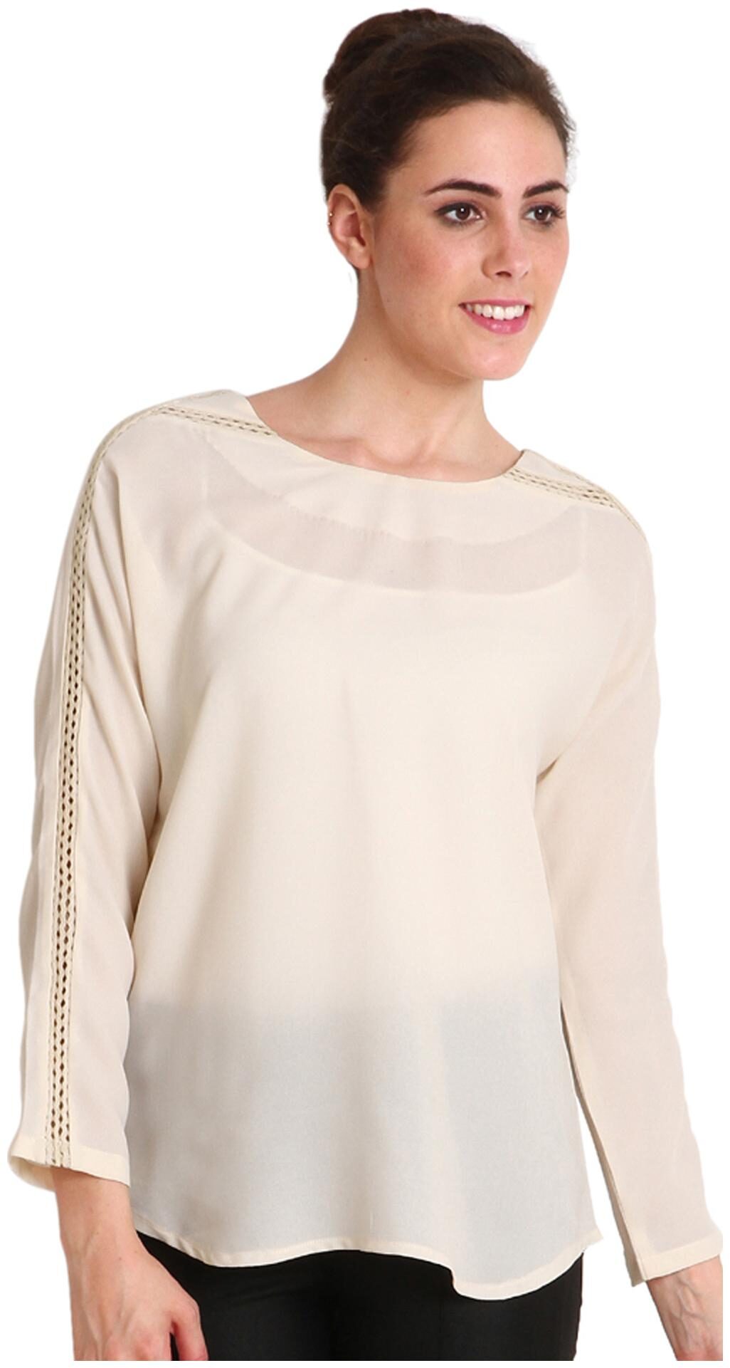 

Soie Women Solid Regular top - Blue