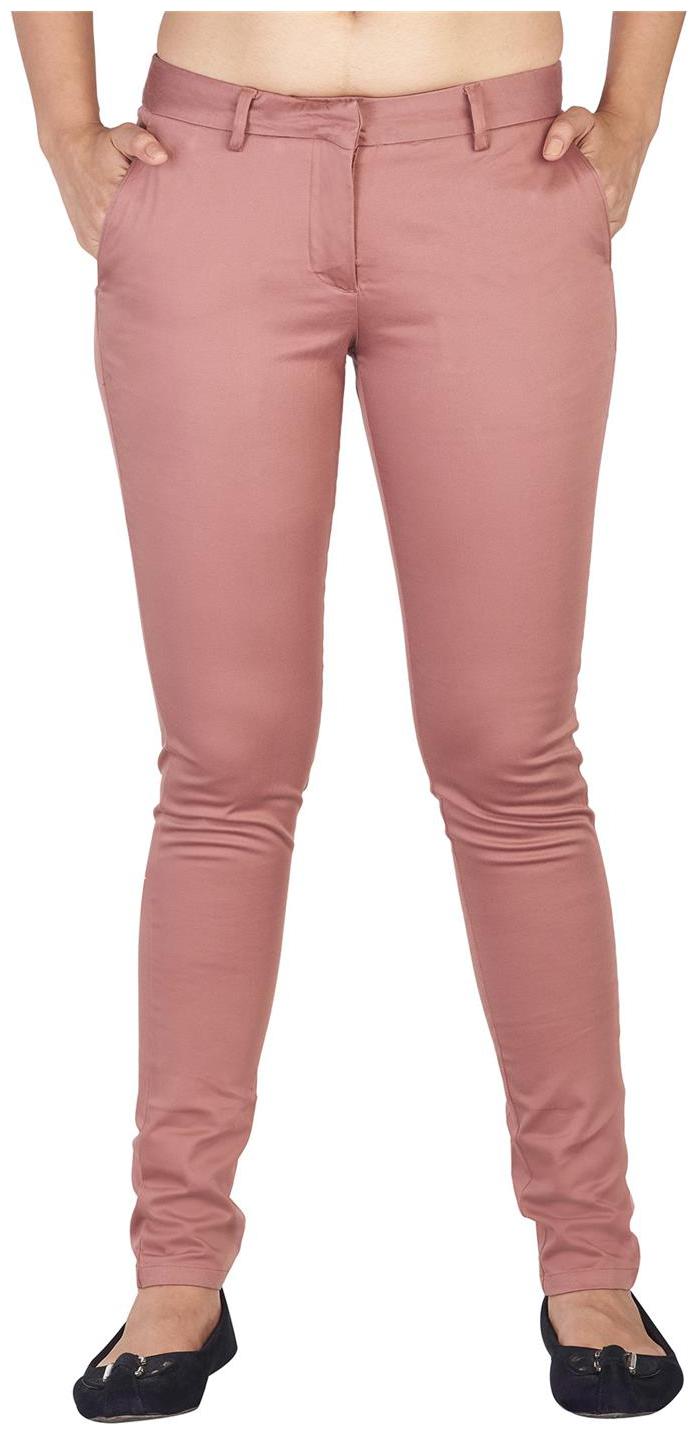 

Soie Women Pink Regular fit Regular trousers