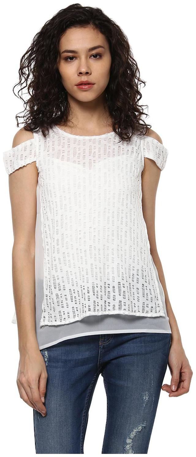 

Soie Cold Shoulder Top