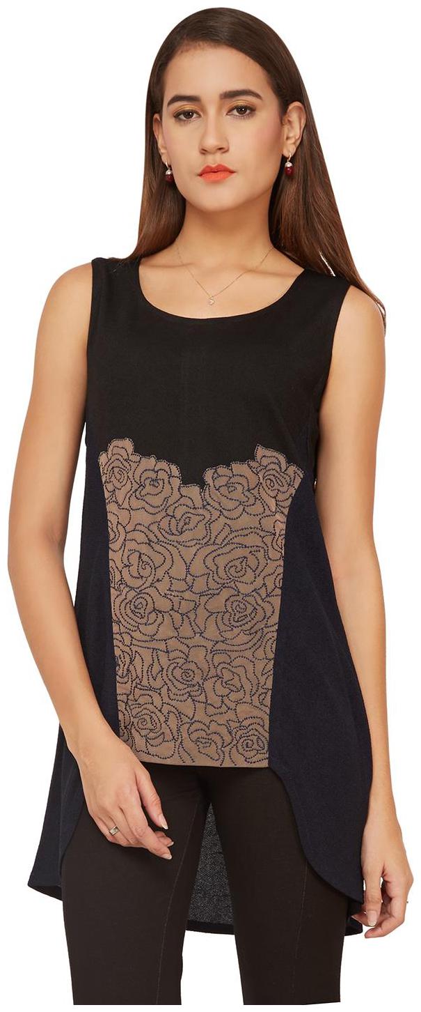 

SOIE EMBROIDERED REGULAR FIT PARTY TOP