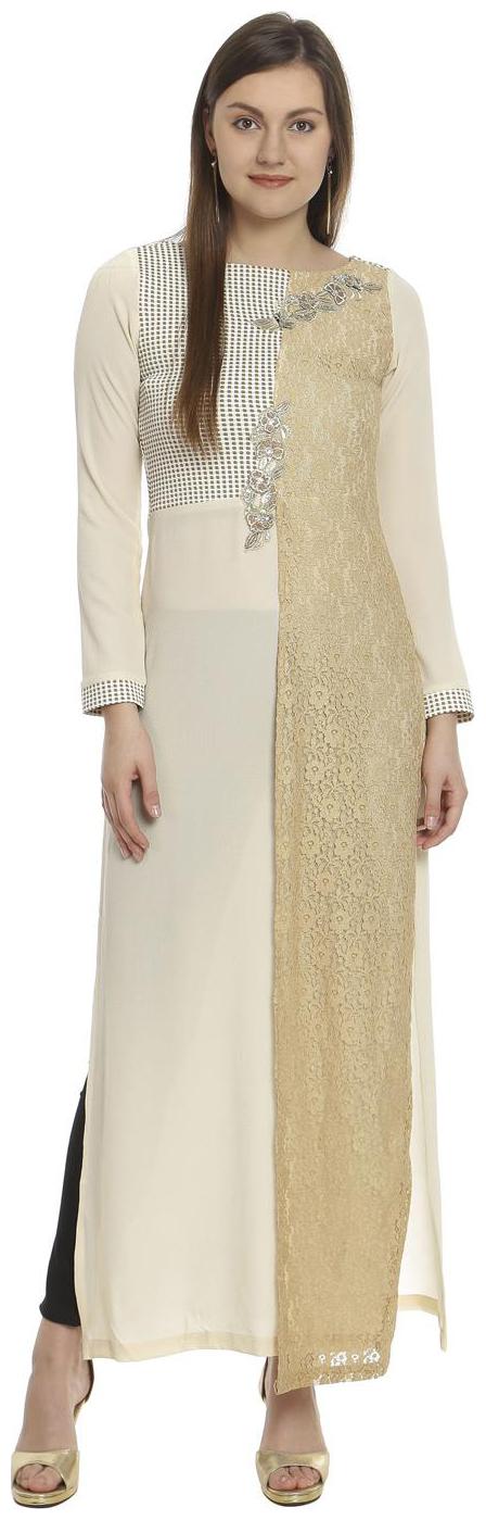

SOIE EMBROIDERED PARTY LONG TUNIC