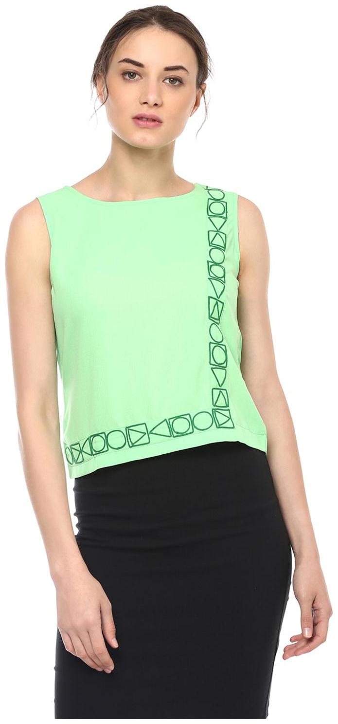 

Soie Embroidered With Side Tie Up
