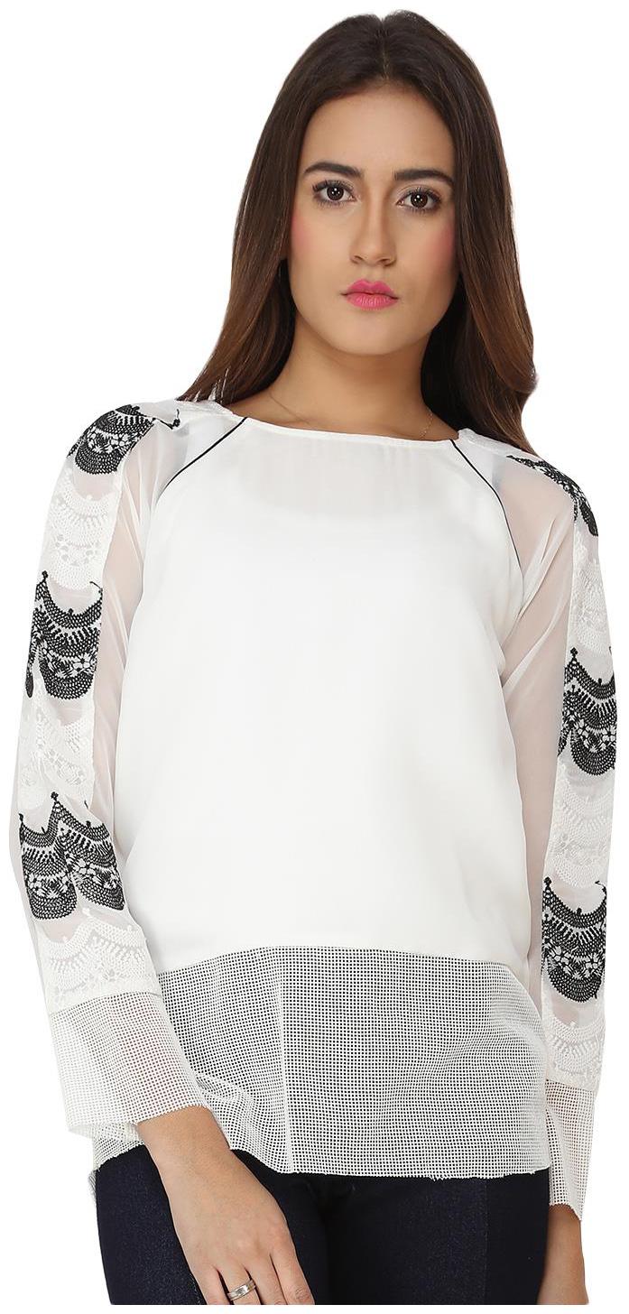 

SOIE EMBROIDERED REGULAR TOP
