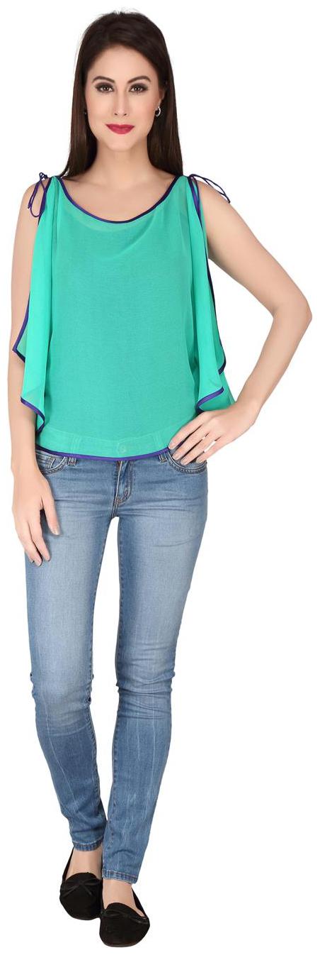 

SOIE kaftan top with tie-up tops at shoulder