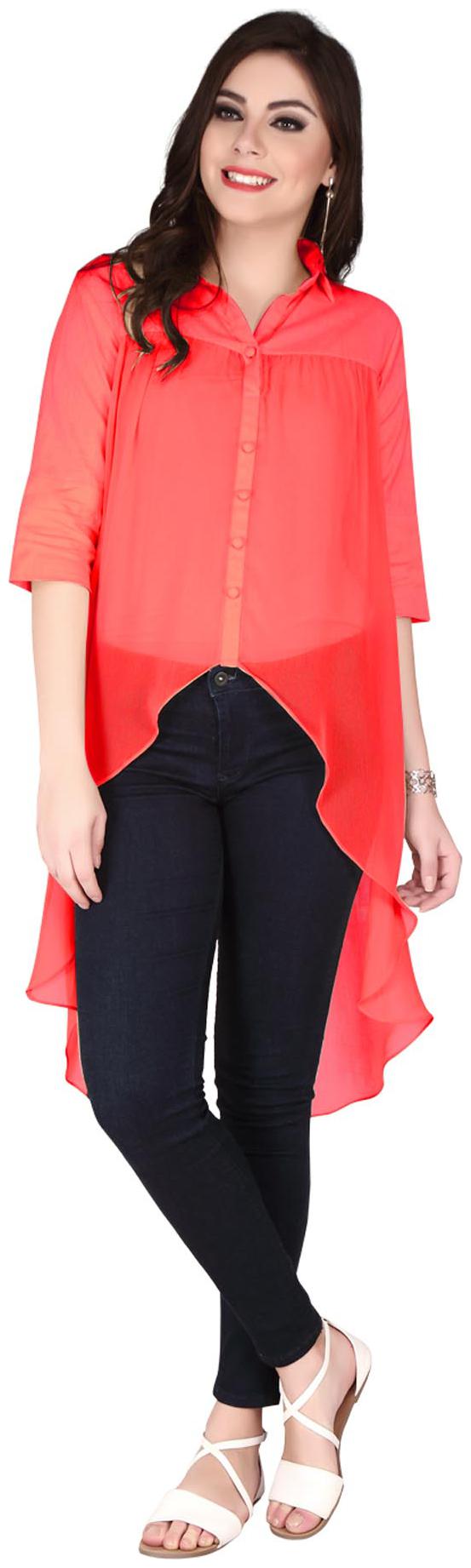 

SOIE long top with high low hem line