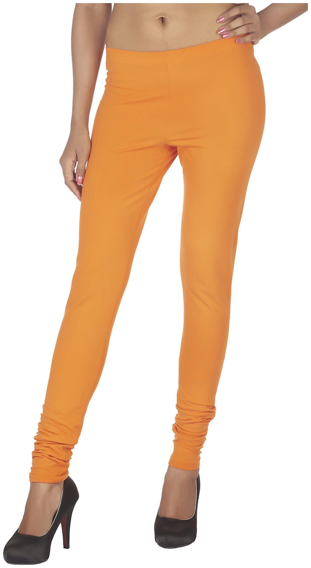 

Soie Cotton Churidar - Orange