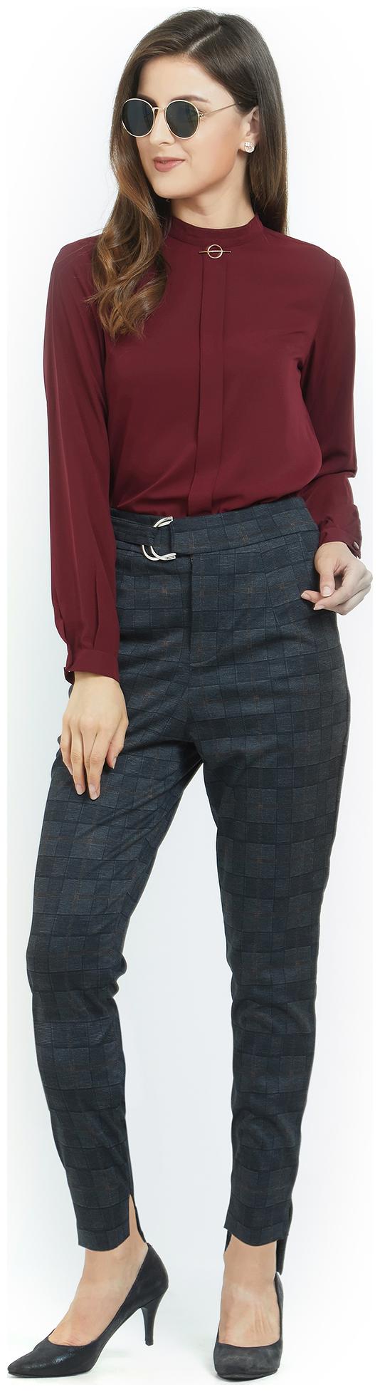 

Soie Women Grey Regular fit Regular trousers