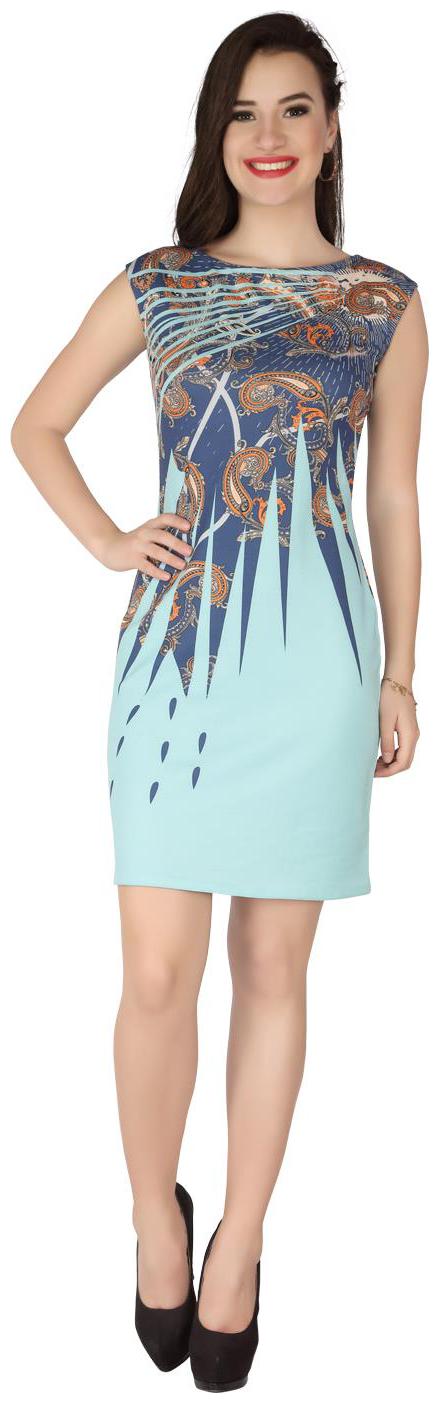 

soie PRINTED STRAIGHT FITTED DRESS