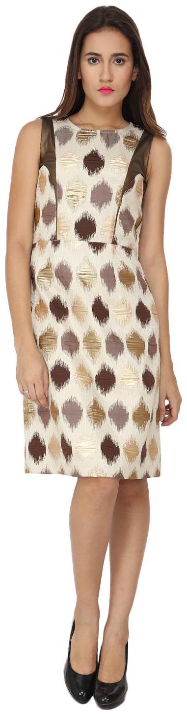 

SOIE PRINTED STRAIGHT REGULAR FIT EVENING DRESS