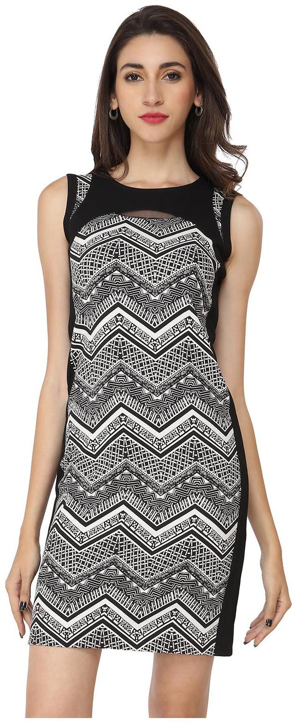 

SOIE PRINTED STRAIGHT SLIM FIT DRESS