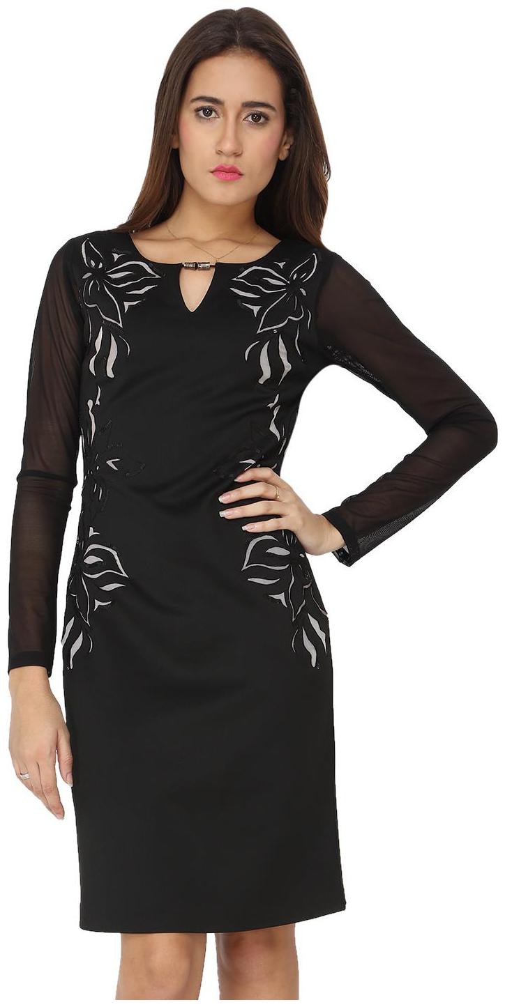 

SOIE Solid Bodycon Party Sheath EVENING Dress