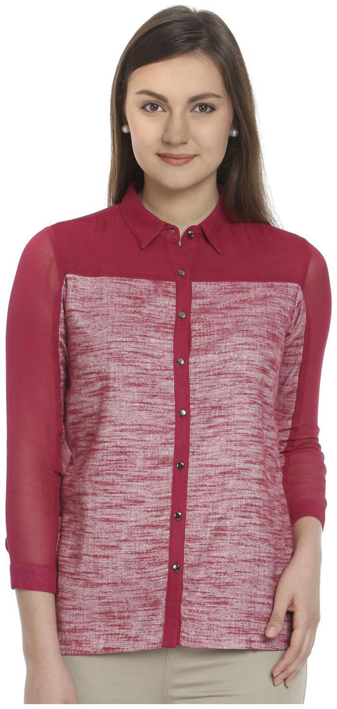 

SOIE SOLID CASUAL TOP