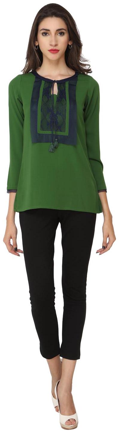 

SOIE SOLID CASUAL TOP