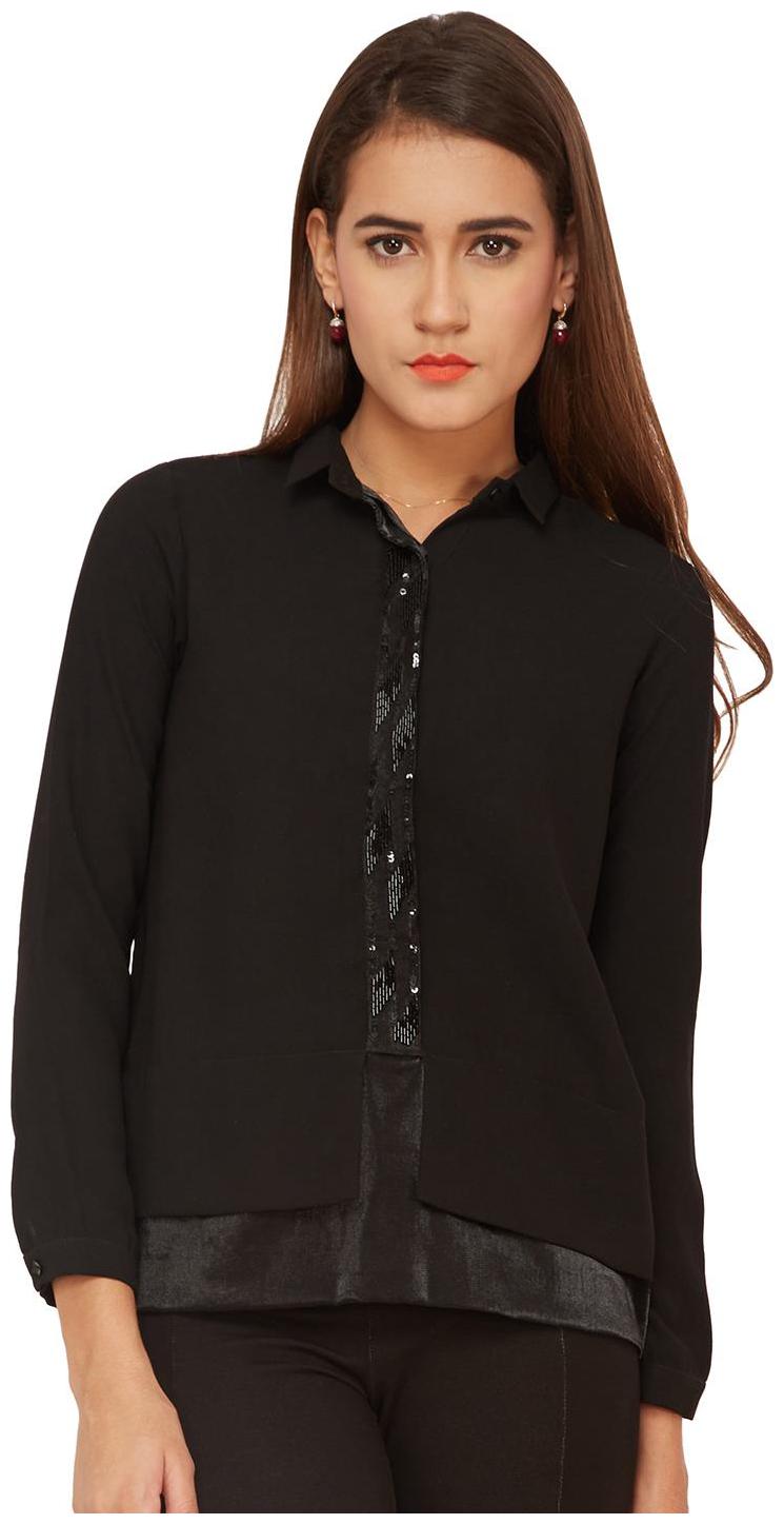 

SOIE SOLID REGULAR FIT TOP