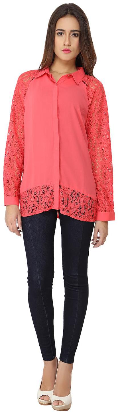 

SOIE Solid Regular Fit Casual Top