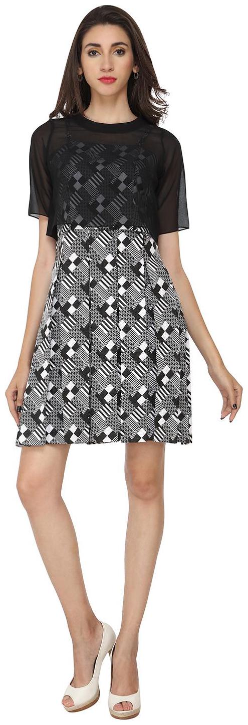 

SOIE SOLID STRAIGHT SLIM FIT EVENING DRESS