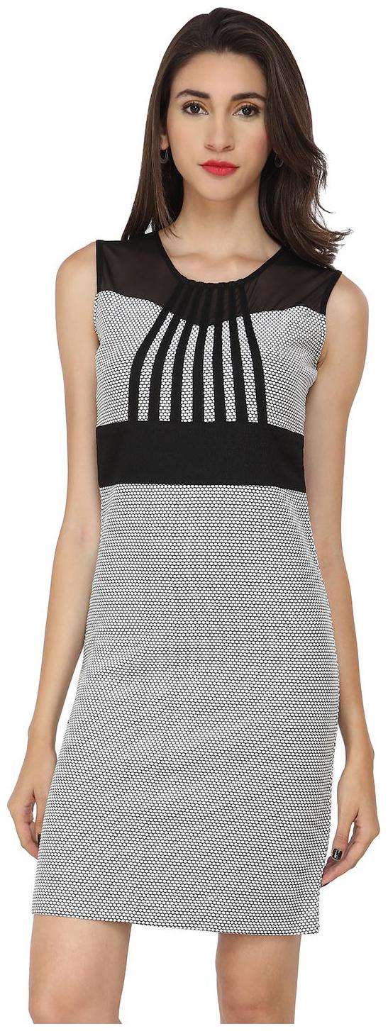 

SOIE Straight A- Line slim fit Party Dress