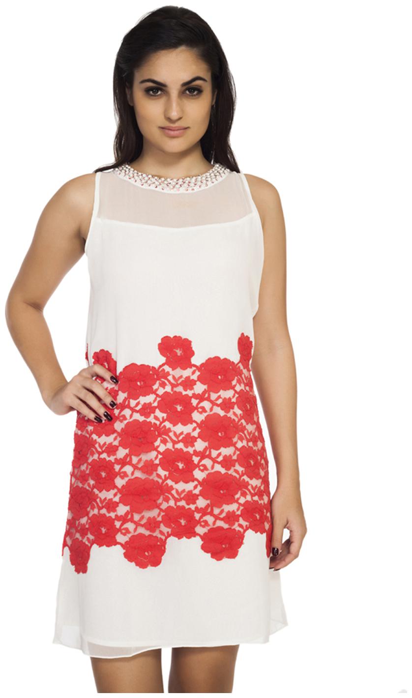 

Soie White Cotton Dress