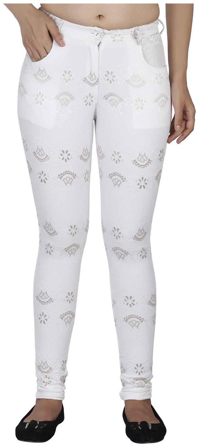 

Soie Women Cream Straight fit Jegging