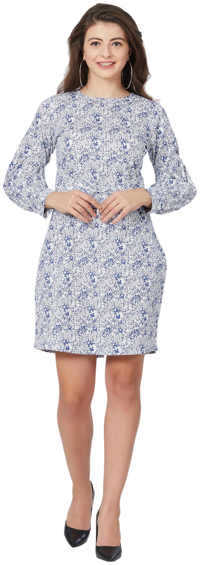 

Soie Multi Printed A-line dress