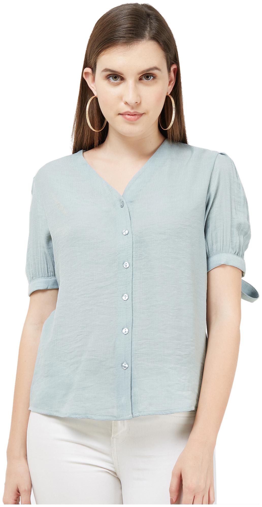

Soie Women Self design Fusion top - Grey