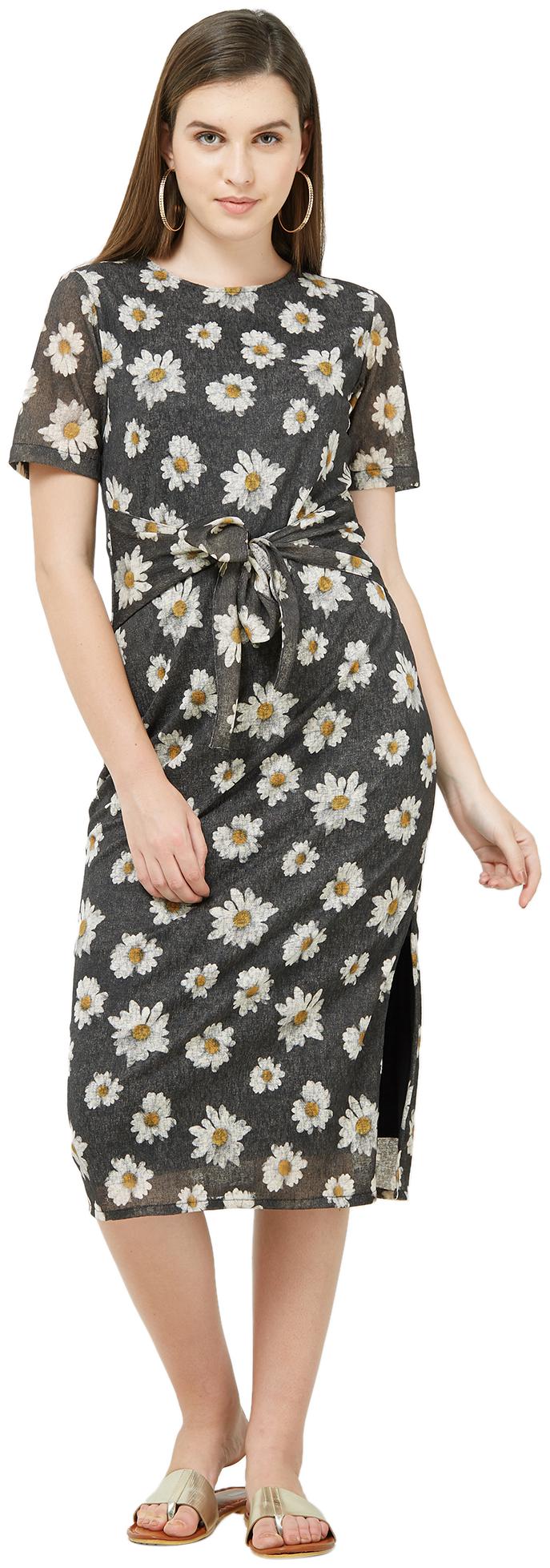 

Soie Multi Printed Sheath dress