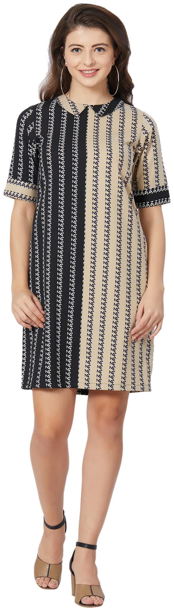 

Soie Multi Printed A-line dress