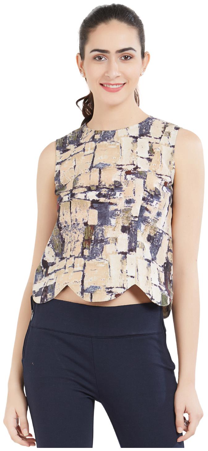 

Soie Women Solid A-line top - Multi