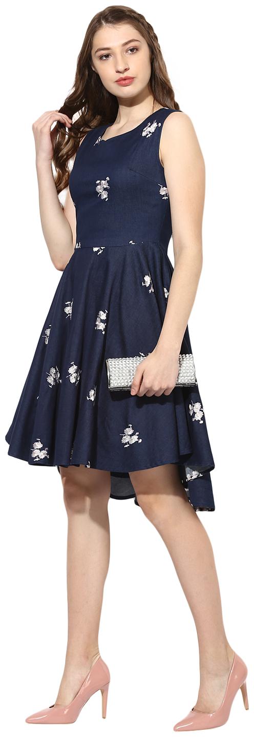 

Soie Women s Fit and Flare Solid Dress